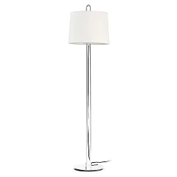 floor lamp MONTREAL E27 IP20, chrome, white 