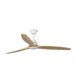 Ceiling fan ALO CCT with remote control IP20, white matt, pine