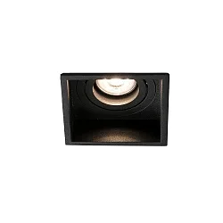 Plafondinbouwarmatuur HYDE SQ GU10 IP20, zwart mat 