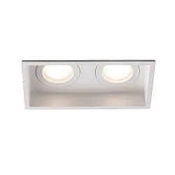 Plafondinbouwarmatuur HYDE SQ 2-vlams GU10 IP44, wit mat 