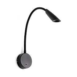 Wandarmatuur BOKEN LED IP20, zwart mat 
