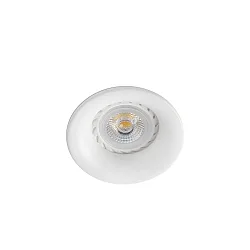 Plafondinbouwarmatuur NEON R rond GU10 IP20, wit mat 