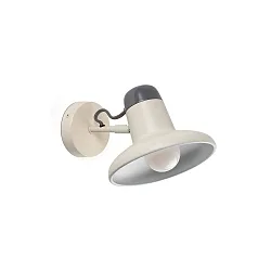 Wandarmatuur SNAP E27 IP20, crème, wit 