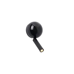 Wandarmatuur PRESS LED IP20, zwart mat 