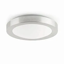 Badkamerarmatuur LOGOS E27 IP44, grijs, nikkel gesatineerd 
