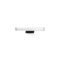 Wandarmatuur VOLGA LED IP44, zwart mat 