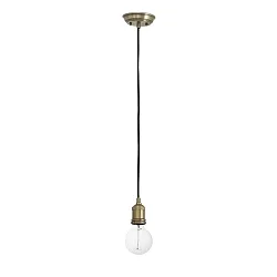 Pendelarmatuur ART 1-vlams E27 IP20, antiek goud 