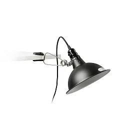 Klemarmatuur PEPPER E27 IP20, zwart mat 