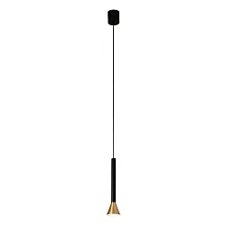 Pendelarmatuur DANKA LED IP20, goud, gesatineerd 