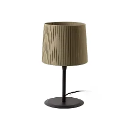 Tafelarmatuur SAMBA E27 IP20, groen, zwart mat 