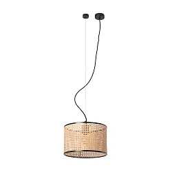 Pendelarmatuur MAMBO E27 IP20, zwart mat 