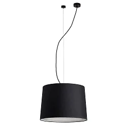Pendelarmatuur CONGA E27 IP20, zwart mat 
