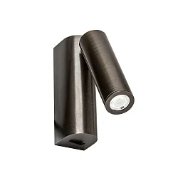 wall luminaire ROB LED IP20, bronze 