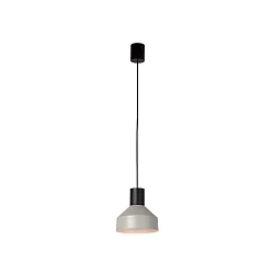 Pendelarmatuur KOMBO E27 IP20, grijs, zwart mat 