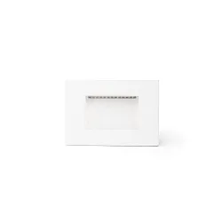 Wandinbouwarmatuur SPARK hoekig, slagvast, indirect IP65, wit mat 