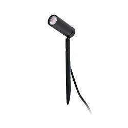 Armatuur met grondpen SETH LED IP44, zwart mat 