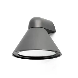 outdoor wall luminaire PALS E27 IP65, dark grey 