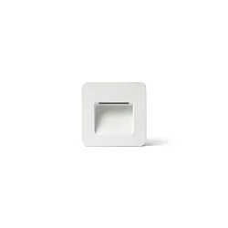 wall recessed luminaire NASE SQ down, square, switchable IP44, white matt 