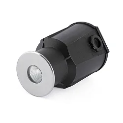 Vloerinbouwarmatuur TARO rond, stijf, begaanbaar IP67, rvs, gesatineerd 