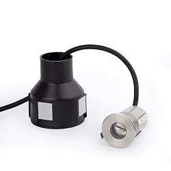 Vloerinbouwarmatuur CURTIS rond, stijf, begaanbaar IP67, rvs, gesatineerd 