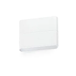 outdoor wall luminaire ADAY 2 flames LED IP54, white matt 