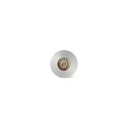Vloerinbouwarmatuur GRUND 80 (INCL HONEYCOMB) 350MA rond, stijf, begaanbaar IP67, rvs, gesatineerd dimbaar