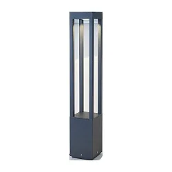 Lichtpaal AGRA 650 LED IP55, donkergrijs 