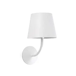 Wandarmatuur voor buitenshuis TOC LED IP65, wit mat 
