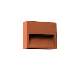 Wandarmatuur voor buitenshuis GRADA LED IP54, roestbruin 