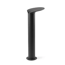 bollard light LOTUS 650 impact resistant, switchable IP65, dark grey 