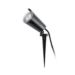 ground spike luminaire TONI GU10 IP65, black matt 