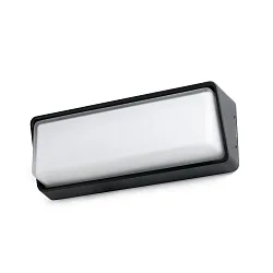 Wandarmatuur voor buitenshuis HALF LED IP65, donkergrijs 