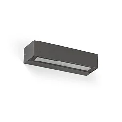 Wandarmatuur voor buitenshuis LAKO LED IP65, donkergrijs 
