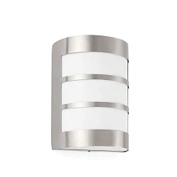 Wandarmatuur CELA E27 IP54, gesatineerd 