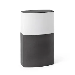 Lichtpaal DATNA 300 E27 IP44, donkergrijs 