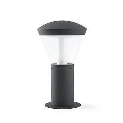 Lichtpaal SHELBY LED IP65, donkergrijs 