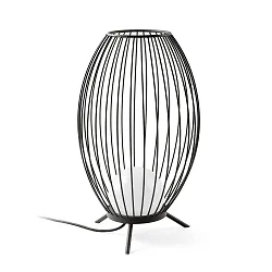 Vloerarmatuur CAGE LED IP65, donkergrijs 