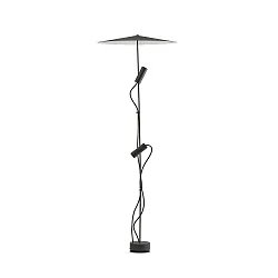 Vloerarmatuur CLAP 1266 2-vlams LED IP65, zwart 