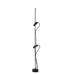 Vloerarmatuur CLAP 1266 2-vlams LED IP65, zwart 