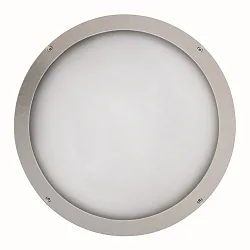 Wandarmatuur voor buitenshuis IP65, zilver 