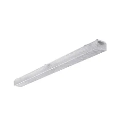 Armatuur voor vochtige ruimten AWL147050P.6984 lang, schakelbaar, prismatisch IP50, wit 