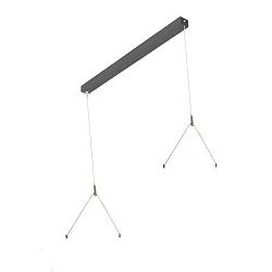 canopy FL-PLN232063MPS.8284L / FL-PLN242063MPS.8584L DALI controllable, incl. LED driver, black