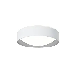 wall and ceiling luminaire PREMIUM ARCHITEKTUR Ø 30,8cm round IP40, black, metal grey 