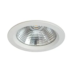 ceiling recessed luminaire Ø19,6 round IP44, white dimmable