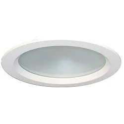 Plafondinbouwarmatuur Ø24,2 rond IP44, wit dimbaar