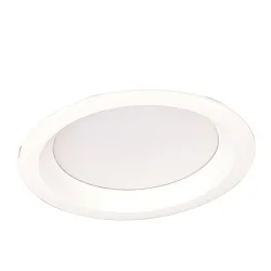 Downlight EDL2265A.2684M rond, multipower, set terug IP65, wit dimbaar