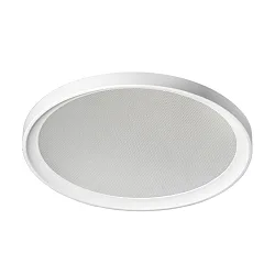recessed luminaire Ø 17cm round, switchable, microprismatic IP65, white  19W 2300lm 4000K 60° 60°