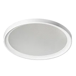 recessed luminaire Ø 22,5cm round, switchable, microprismatic IP65, white  24W 2900lm 4000K 60° 60°