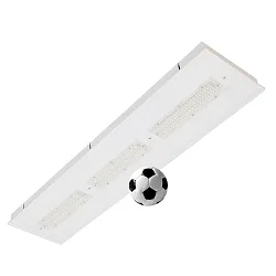 Inbouwarmatuur DALI aanstuurbaar, balbestendig IP40, wit dimbaar 110W 14900lm 4000K 90° 90°