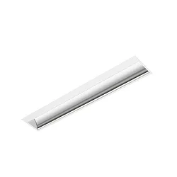 LED Recessed grid luminaire, asymmetrical, 20W, 4000K, 2500lm, IP20, white